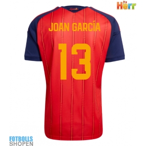 Billiga Spanien Joan Garcia #13 Hemmatröja VM 2026 Kortärmad